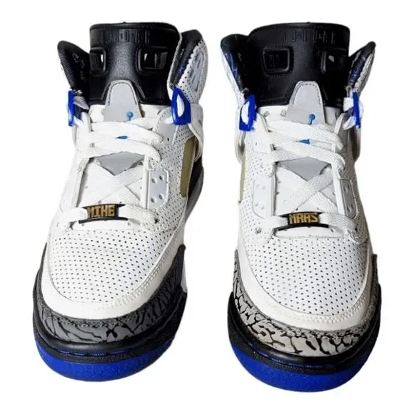 NIKE Air Jordan Spizike 'White Aquatone' Sneakers Size 8